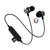 F17 Bluetooth 4.2 Auriculares Bluetooth con diseño de cuello colgante, compatible con reproducción de música, conmutación, control de volumen y respuesta (negro)