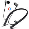F108 Bluetooth 4.2 Auriculares Bluetooth con diseño de cuello colgante, compatible con reproducción de música, conmutación, control de volumen y respuesta (negro)