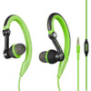 Mucro MB-232 Auriculares deportivos intrauditivos para correr, auriculares estéreo con cable para correr, gimnasio
