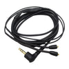 Cable de audio para auriculares ZS0105 para Shure SE535 (negro)
