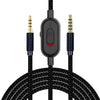Cable de audio para auriculares ZS0193 para Logitech Astro A10 A40 (negro)