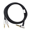 ZS0096 Versión estándar Cable de audio para auriculares para Sol Republic Master Tracks HD V8 V10 V12 X3 (Negro)