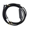 ZS0096 Versión de control con cable Cable de audio para auriculares para Sol Republic Master Tracks HD V8 V10 V12 X3 (Negro)