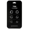 TRN Earphone Silicone Memory Foam Tapón para los oídos (negro)