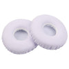 Para auriculares JBL Synchros S400BT Cuero de imitación + Espuma de memoria Cubierta protectora de auriculares suave Orejeras, Un par (Blanco)