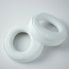 2 piezas de chaqueta suave para auriculares con orejeras para auriculares estéreo inalámbricos dorados Sony PS4 (blanco)
