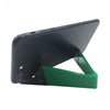 Soporte universal para tableta y teléfono móvil en forma de V (verde)
