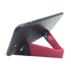 Soporte universal para tableta y teléfono móvil en forma de V (rojo rosa)