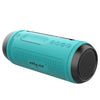 ZEALOT A1 Altavoz Bluetooth inalámbrico multifuncional con graves, micrófono incorporado, soporte para llamadas Bluetooth y tarjeta AUX y TF y luces LED (verde menta)