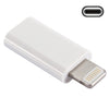 Enkay Hat-Prince HC-6 Mini ABS USB-C / Type-C 3.1 a 8 pines de puerto Adaptador (blanco)
