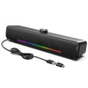 Altavoz inalámbrico Bluetooth USB HiFi con luz RGB portátil para exteriores L16 (negro)