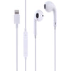 GL069 Auriculares estéreo con cable con ventana emergente y módulo Bluetooth de 8 pines con micrófono (blanco)