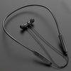 Auricular deportivo Bluetooth 5.1 con cable redondo y montado en el cuello con función magnética (negro)