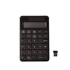 MC-56AG 2 en 1 2.4G Teclado numérico inalámbrico USB y calculadora con pantalla LCD (Negro)