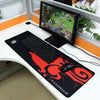 Alfombrilla de ratón con teclado de oficina y juegos Dragon Mantis grande extendida, tamaño: 90 cm x 30 cm