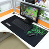 Alfombrilla de ratón con teclado de oficina y juegos grande extendida, tamaño: 90 cm x 40 cm