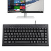 KB-301A Cuaderno multimedia Mini teclado con cable, versión Cangjie (Negro)
