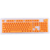 Teclas retroiluminadas PBT de doble disparo de 104 teclas para teclado mecánico (naranja)
