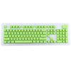 104 teclas de doble disparo PBT teclas retroiluminadas para teclado mecánico (verde)