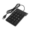 MC Saite 2129 Teclado numérico con cable de 18 teclas