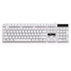 ZGB Q17 - Teclado de oficina para juegos con suspensión con cable USB de 104 teclas para computadora portátil, PC (blanco)
