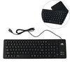 103 teclas francés USB con cable, silicona, impermeable, teclado, escritorio, portátil, teclado, longitud del cable: 1,5 m