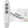 Doosl DSIT007 2.4GHz Recargable Powerpoint Presentation Wireless Cliker Control remoto Pen, distancia de control: 100 m (blanco)
