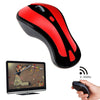 PR-01 6D Gyroscope Fly Air Mouse 2.4G Receptor USB 1600 DPI Ratón óptico inalámbrico para computadora PC Android Smart TV Box (Rojo + Negro)