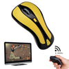 PR-01 6D Gyroscope Fly Air Mouse 2.4G Receptor USB 1600 DPI Ratón óptico inalámbrico para computadora PC Android Smart TV Box (Amarillo + Negro)