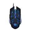 Ratón para juegos con cable GM20, 3200 DPI, 4 modos, 7 teclas ajustables, luz RGB (negro Starlight)