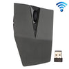 Receptor USB de 2.4GHz Ratón óptico inalámbrico ajustable de 1200 DPI para computadora portátil (gris)