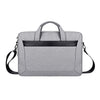 DJ06 Oxford Cloth, impermeable, resistente al desgaste, portátil, extensible, para portátiles de 14,1 pulgadas, con correa de hombro desmontable (gris)