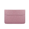 PU01S Bolsa interior para computadora portátil con hebilla magnética invisible horizontal de cuero PU para computadoras portátiles de 14.1 pulgadas