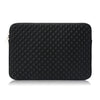Bolsa de revestimiento de laptop de textura de diamantes, tamaño: 12-13 pulgadas (negro)