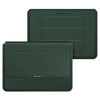 4 en 1 Titular de la computadora portátil universal PU Bolsa de la computadora portátil de la muñeca a prueba de agua, Tamaño: 17 pulgadas (verde oscuro)