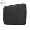 15.4 pulgadas Universal Fashion Soft Laptop Denim Bags Portátil con cremallera Estuche para computadora portátil para MacBook Air / Pro, Lenovo y otras computadoras portátiles, Tamaño: 39.2x28.5x2cm (Negro)