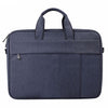 DJ03 - Bolso de un solo hombro, impermeable, antiarañazos y antirrobo para portátiles de 15,6 pulgadas, con cinturón para maleta (azul marino)
