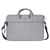 ST01S Bolso de mano de un solo hombro con correa portátil oculta de tela Oxford impermeable para computadoras portátiles de 13,3 pulgadas (gris claro)