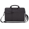 ST02S Impermeable, resistente al desgarro, oculto, con correa portátil, bolso de un solo hombro para portátiles de 13,3 pulgadas, con cinturón para maleta (negro)