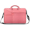 ST02S Bolso de mano con correa portátil oculta resistente al desgarro impermeable para computadoras portátiles de 14.1 pulgadas, con cinturón de maleta (rosa)