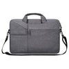 ST02S Bolso de mano de un solo hombro con correa portátil oculta resistente al desgarro impermeable para computadoras portátiles de 15.6 pulgadas, con cinturón de maleta (gris oscuro)