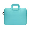 Bolsa de mano portátil permeable al aire de 13,3 pulgadas para MacBook Air / Pro, Lenovo y otras computadoras portátiles, tamaño: 34x25.5x2.5cm (verde)