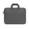 Bolsa de mano portátil permeable al aire de 13,3 pulgadas para MacBook Air / Pro, Lenovo y otras computadoras portátiles, tamaño: 34x25.5x2.5cm (gris)