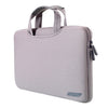 Bolsa de mano portátil permeable al aire de 15.6 pulgadas para computadoras portátiles, tamaño: 41.5x30.0x3.5cm (gris)
