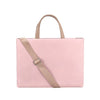 Bolso bandolera impermeable PU para portátil para portátiles de 13,3 pulgadas (rosa)