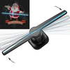 42cm de diámetro 450 x 224 píxeles de resolución 3D máquina de reproducción de publicidad, Ventilador de pantalla holográfica con holograma de 224 LED con control remoto, compatible con tarjeta Micro SD de 4GB, CA 100-240V