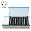 Cargador de batería de 4 ranuras de 100-240 V CA para baterías de tamaño AA, AAA y C / D, enchufe AU