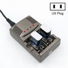 Cargador de batería DC 100-240V de 4 ranuras para batería AA, AAA y 9V Ni-MH, enchufe de EE. UU.