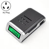 Cargador de batería de 4 ranuras AC 100-240V para batería AA y AAA, con pantalla LCD, enchufe AU