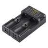 Cargador de batería inteligente N2 Plus Micro Micro USB con luz indicadora para 26650, 18650,18500, 14500, 16340 (RCR123) Batería IMR / LI-ON o AA, AAA, AAAA, C Ni-MH / NI-CD Battery